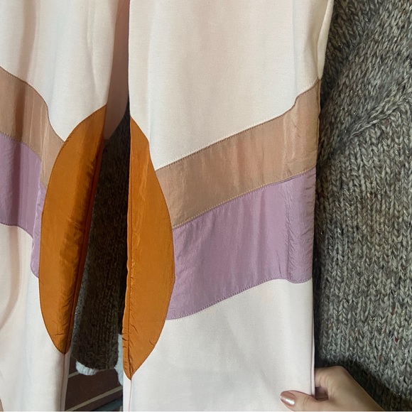 NWOT Free People flurry pants bleached ballet combo - Picture 6 of 7